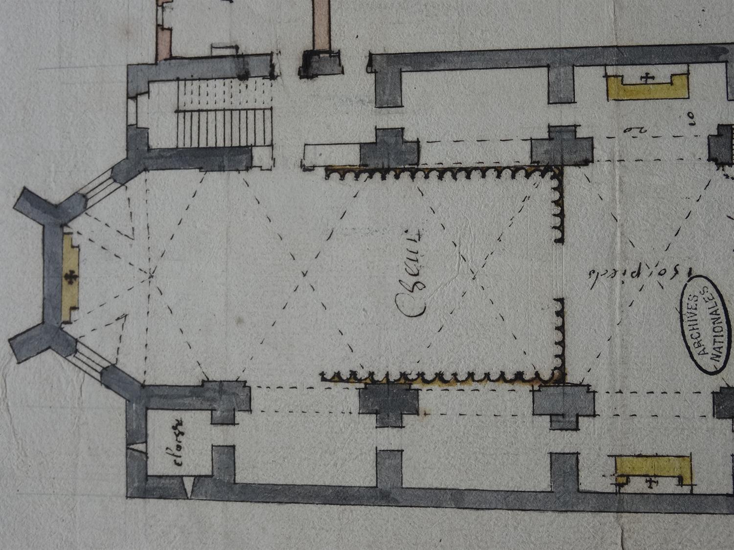 Plan of the church