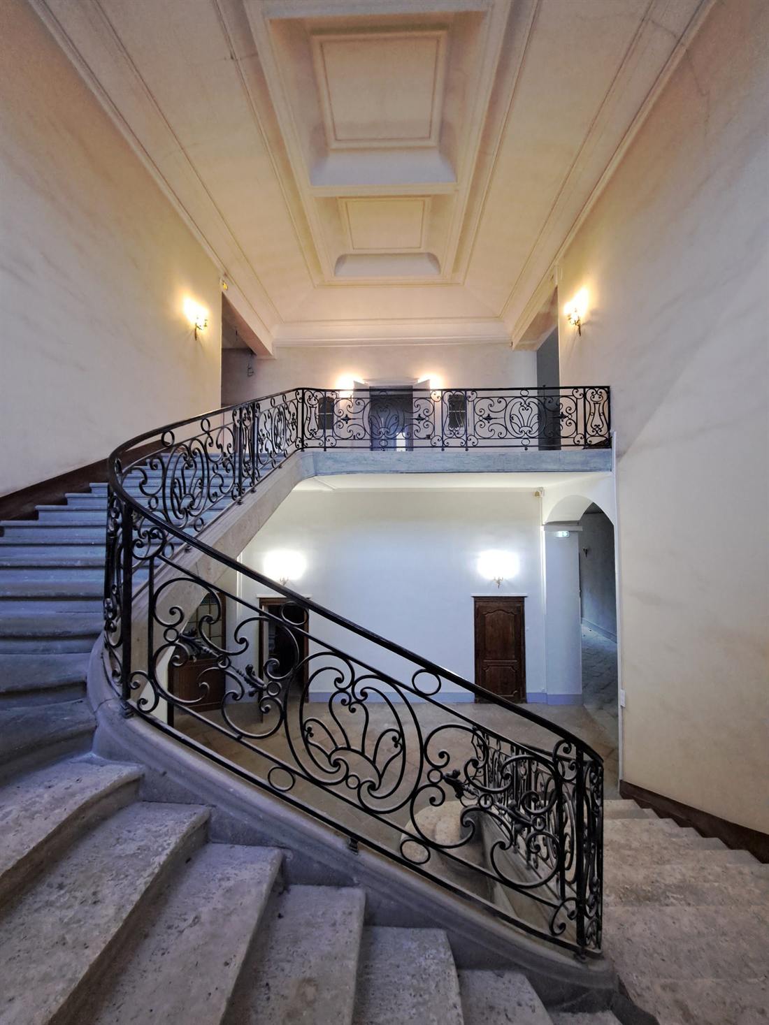 The main staircase